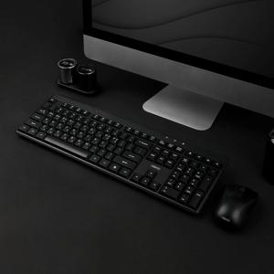 WKM500 무선 키보드 마우스 세트 키스킨포함 로우 프로파일