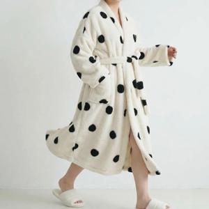 달마시안 보들 샤워가운 목욕가운 로브