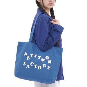 PF Logo Bag Blue  로고 에코백 블루