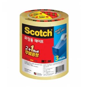 3M 포장용테이프 3625V 박스테이프 2+1 투명