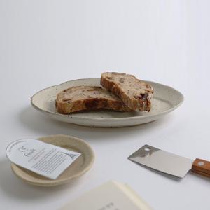 이츠 스토닉 일본 도자기 오발 앞접시 16.5cm 2color 택1