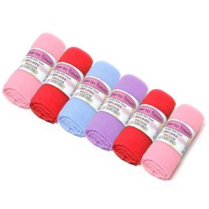 el ber ta towel 부드러운 소프트 샤워타올 6개세트 색상랜덤 일본제조 9154
