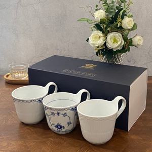 히스토리 기프트 믹스 레이스 하이핸들 머그 330ml 3종세트 1025897