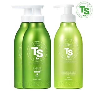 올뉴 TS 샴푸 500g 2개 + 올리브 TS 트리트먼트 500ml