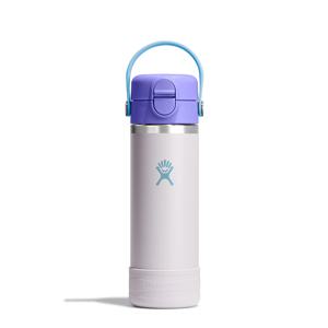 하이드로 플라스크 18온즈 532ml 키즈 와이드 커버캡 앤 부트 클라우드 핑크