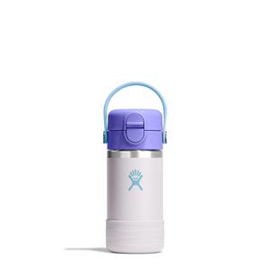 하이드로 플라스크 12온즈 354ml 키즈 와이드 커버캡 앤 부트 클라우드 핑크