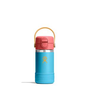 하이드로 플라스크 12온즈 354ml 키즈 와이드 커버캡 앤 부트 블루제이