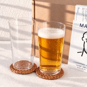 얇은 맥주잔 세트 1mm 하이볼잔 세트 내열 유리컵 집들이선물 결혼선물
