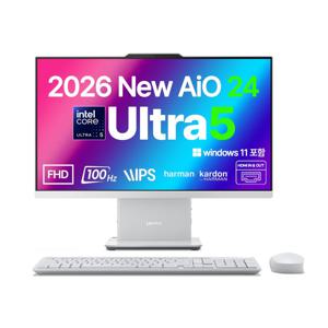 아이디어센터 AIO 24ILL11 F0JY001FKR 인텔 U5 Win11 올인원PC