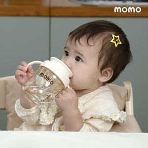 1+1  PPSU 흘림방지 360도 자기주도컵 안심소재 아기컵 240ml, 300ml