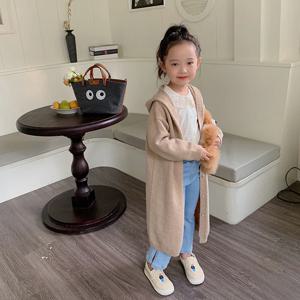 앙젤 코지 롱 후디 니트 아우터 여아 R6943