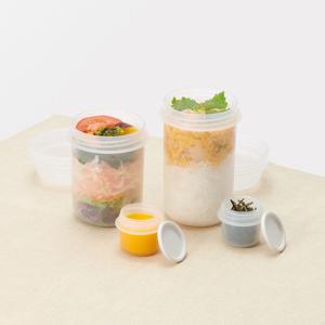 토핑 컵이 포함된 도시락 통 (2 colors / 2 size)