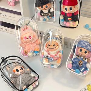 인형 파우치 키링 파우치 소품 굿즈 보관함 보관 미니 투명 pvc 백팩 가방