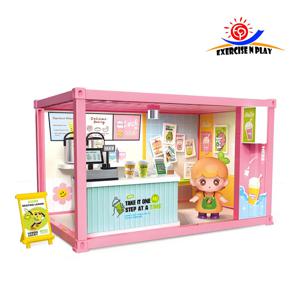 DIY 미니어처 밀크티카페 피규어 세트 (EP865-3A)