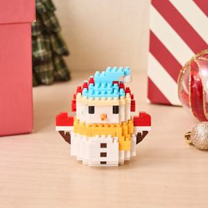 크리스마스 미니어처블록 하늘모자눈사람 210pcs