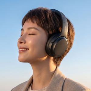 무선 헤드셋 액티브 노이즈캔슬링 블루투스 헤드폰 게이밍 IB-HS01H