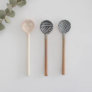 일본 도자기 티스푼 (3type) 커피스푼 잼스푼