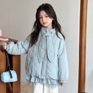 머플러 세트 퀼팅 패딩 자켓 R26497