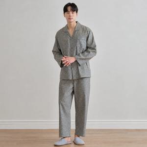 남성 베니스 순면 개버딘 9부 잠옷 상하세트 파자마