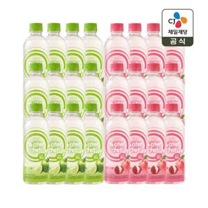 워터셋 이온음료 애플라임 500ml x12개+피치리치 500ml x12개