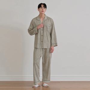 남성 국내산 버들 레이온 30수 9부 잠옷 상하세트 파자마