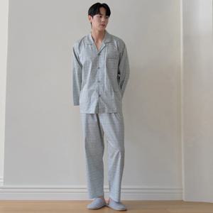 남성 순면 60수 주자 9부 잠옷 상하세트 파자마 왈츠