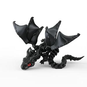 드래곤 관절피규어 30cm 블랙