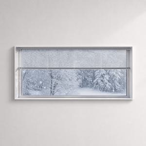 크리스마스 겨울 눈내리는 풍경 감성 그림 빈티지  블라인드 포스터 액자_Snow Hush
