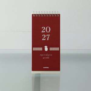 2027 붉은 양 탁상달력