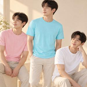 하이쿨링 티셔츠 남자 여름 기능성 쿨티셔츠 운동 반팔티 레이어드 남자여름티 냉감티셔츠