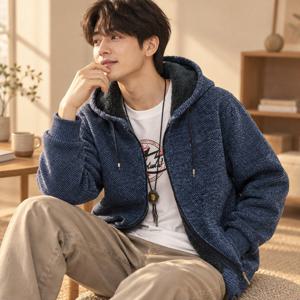남자 기모 기모 후드집업 후드집업 겨울 후드티 무지 티셔츠 남자 기모 후드집업 겨울