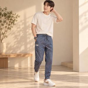 아이스 쿨링 조거 팬츠 남성 냉감 밴딩 여름 바지 경량바지 고무줄바지 기능성바지 냉감바지