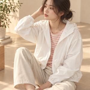 윈드 자켓 스마일 와펜 경량 바람막이 후드집업 윈드브레이커 봄잠바 방풍자켓 남성아우터