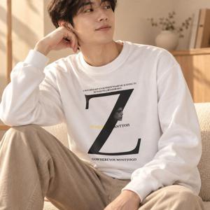 무드 맨투맨 딥 캐주얼 남자 프린팅 라운드 긴팔 티셔츠 남성상의 스웨트셔츠 가을맨투맨