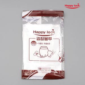 해피락 김장봉투 김장비닐 김장용 특대형(20포기용) 72x105cm 2매입