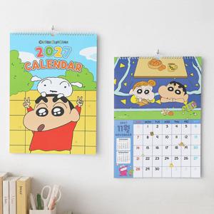 2027 짱구는 못말려 벽걸이 달력 짱구달력 일러스트 월 캘린더 캐릭터 벽달력