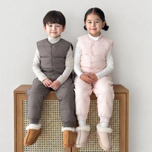 에끌 오리털 패딩조끼&바지