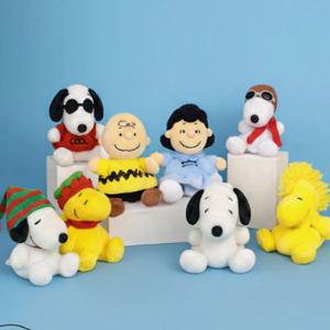 팜팔스x피너츠 Peanuts 시리즈 8종 스누피 우드스톡 찰리브라운 애착인형 캐릭터