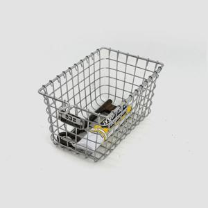 932 Wire Basket Silver 2size 와이어바스켓 실버/러스틱