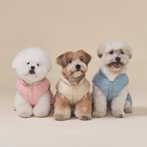 몽셸 조끼 패딩 하네스 발열 강아지 패딩 7size 4colors