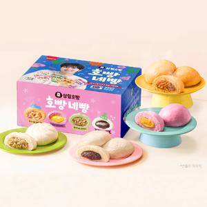삼립호빵 4가지 맛 모두 맛보는 호빵네빵 12입 1박스(12입)