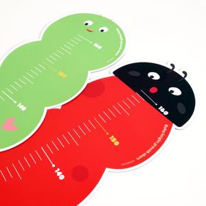 붙이는 자석 키재기보드 성장기록 스티커 아이방 인테리어 마커펜 증정