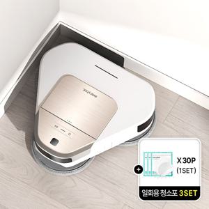 [메종드마미 공동구매] 쓰리스핀 EVO 물걸레 로봇청소기+일회용청소포(30P)*3개 증정