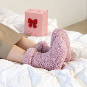 양털부츠양말 보온 긴 수면양말 임산부 뽀글이 롱 레그워머 5color