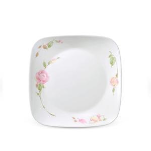 장미 사각접시 소 1P RS-2206