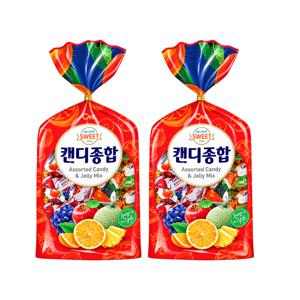 청우 캔디종합 500g 2개 대용량 사탕 다양한맛