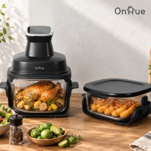 대용량 에어프라이어 6L + 4L 2in1 글라스볼 OHA-46AF