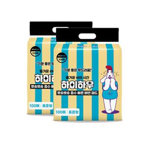 강아지 빠른 배변패드 표준형 20g (100매) x2개
