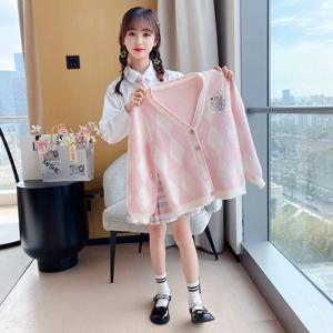 파스텔 니트 셔츠 플리츠 3종 셋업 R28800