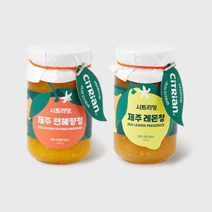 [시트리앙] 제주 과일청 2병 세트
